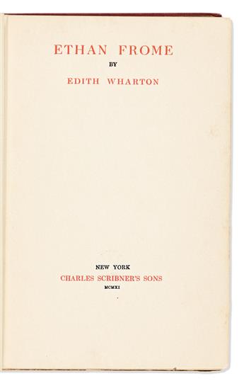 Wharton, Edith (1862-1937) Ethan Frome.
